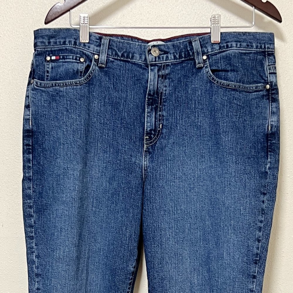 Tommy Hifliger Hipster Boot style jeans, size 14, pre-owned